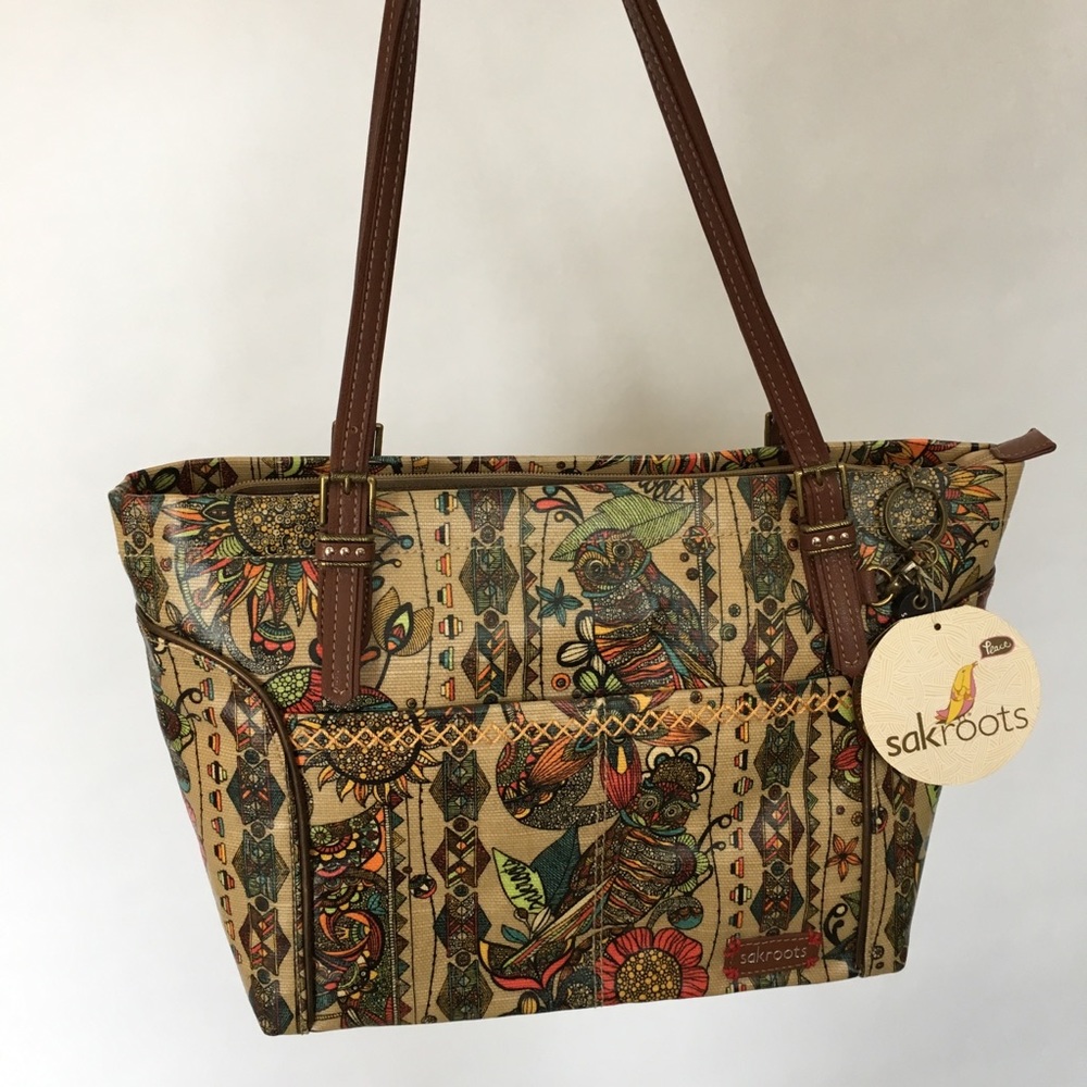 Sakroots Owl Shoulder Handbag